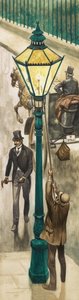 むかしむかし...チューダー時代の街路灯とランプ 作： Peter Jackson