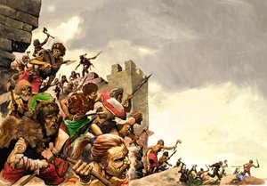 ピクト戦士がイギリスに侵入 作： Peter Jackson