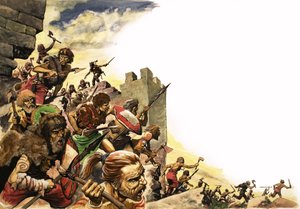 ピクトの戦士がイギリスに侵入 作： Peter Jackson