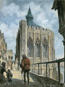 古いロンドン橋の聖トーマス礼拝堂の再建 作： Peter Jackson