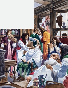 イギリスの不思議な物語。忙しい理容師・外科医の店 作： Peter Jackson