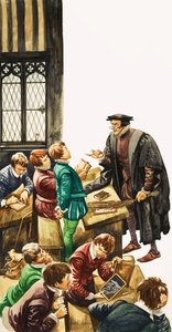 英国の素晴らしい物語：チューダー時代の学校で 作： Peter Jackson