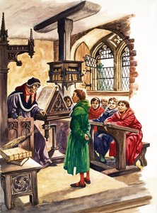 英国の素晴らしい物語：中世の学校 作： Peter Jackson