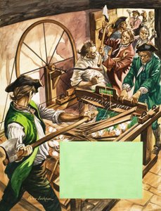 英国の素晴らしい物語：新しい紡績機 作： Peter Jackson