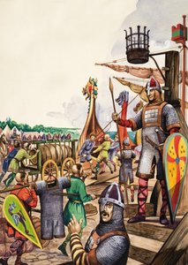 英国の素晴らしい物語：サクソン人の戦士とノーマンの侵略者 作： Peter Jackson