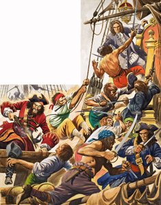 英国の素晴らしい物語：海賊が海を航海したとき 作： Peter Jackson
