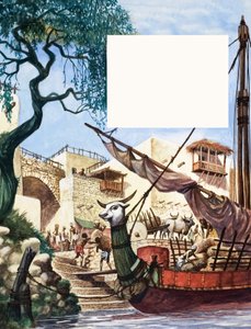 貿易船の荷揚げ 作： Peter Jackson