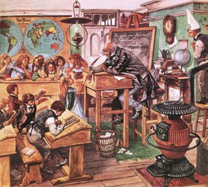 ビクトリア朝の学校の部屋 作： Peter Jackson