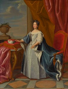テレサクネグンダソビエスカ1676-1730、バイエルンの女王の肖像。 作： Peter Jacob Horemans