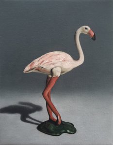ピンクフラミンゴ、2014年 作： Peter Jones
