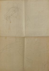 リュディガーとアンジェリカ」のための輪郭画