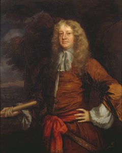 ローストフトの旗手ジョージ・エイスキュー提督(1646-1671) 作： Peter Lely