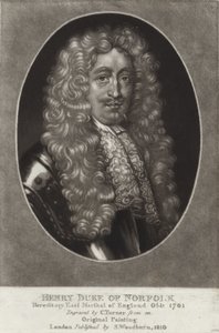 ノーフォークのヘンリー公爵 作： Peter Lely