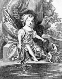 彼女の恵みサマセット公爵夫人、アレックスブラウン発行、1680年代頃（メゾチント） 作： Peter Lely