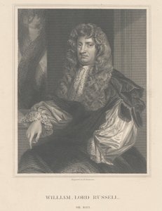 H.ロビンソンによって彫刻されたウィリアムラッセル卿の肖像画 作： Peter Lely