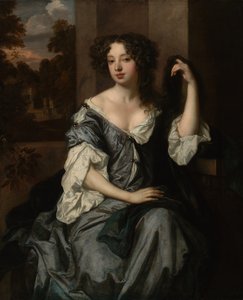 ポーツマス公爵夫人ルイーズ・ド・ケルアルの肖像 作： Peter Lely