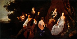 「コンサート」、c1650、1944年。 作： Peter Lely