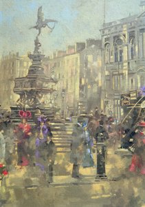 ピカデリーサーカスc.1890 作： Peter Miller