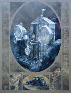 ささやきと精神（キャンバスに油彩） 作： Peter Miller