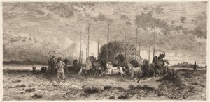ニューメキシコ州サンファンで収穫 作： Peter Moran