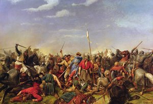 スタンフォード・ブリッジの戦い 作： Peter Nicolai Arbo