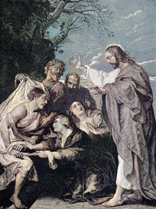 ラザロを復活させるキリスト、ピーター パウル ルーベンスの絵画、1577 年 6 月 28 日、1640 年 5 月 30 日 作： Peter Paul (after) Rubens