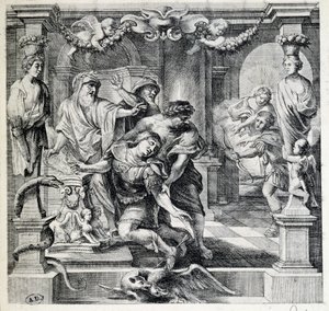 アキレスの死」 ピエール・ポール（Pierre-Paul）・ルーベンス（またはPeter PaulまたはPetrus Paulus）（1577-1640）以降、フランドル地方