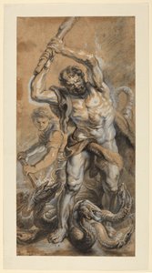 レルネイのハイドラを殺すヘラクレス 作： Peter Paul (school of) Rubens