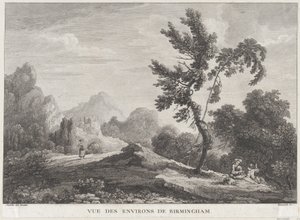 カリフォルニア州バーミンガムの眺め。 1755年頃。 1755年。 作： Peter Paul Benazech