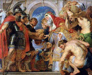 アブラハムとメルキゼデク 作： Peter Paul Rubens