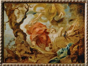 アブラハムはイサクを生け贄に捧げる 作： Peter Paul Rubens