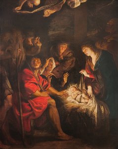 羊飼いの崇拝 作： Peter Paul Rubens