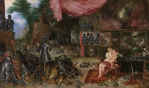 「触覚のアレゴリー」 Peinture de Pieter Paul Rubens (1577-1640) vers 1617-1618 Dim 64x111 cm Museo del Prado, Madrid 作： Peter Paul Rubens