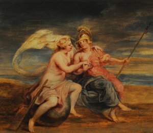幸運と美徳の寓意（油彩・板） 作： Peter Paul Rubens