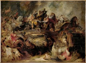 アマゾンの戦い 作： Peter Paul Rubens