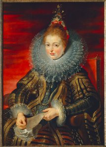 オーストリア、ウィーン、ハプスブルク家のインファンタ・イザベラ・クララ・オイゲニアの肖像（1566 - 1633年 作： Peter Paul Rubens