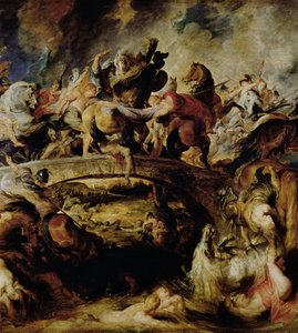 アマゾンとギリシャ人の戦い（詳細）、1617年