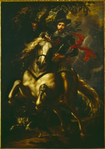 馬に乗ったジョバンニカルロドリアの肖像画 作： Peter Paul Rubens