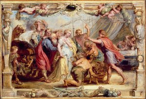 ブリセイス、アキレスに返還、16301631 作： Peter Paul Rubens