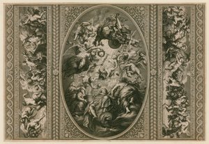 ホワイトホールのバンケットハウスの天井 作： Peter Paul Rubens