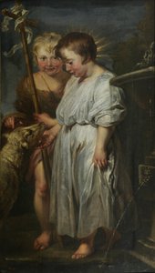 子供としてのキリストとバプテスマのヨハネ 作： Peter Paul Rubens