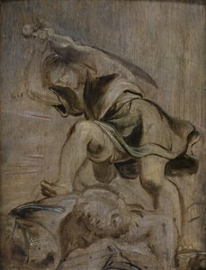 デビッド・スレイリング・ゴリアテ、1620 作： Peter Paul Rubens