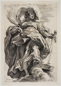 アレクサンドリアの聖カタリナ 作： Peter Paul Rubens