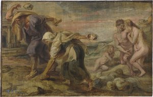 Deucalion and Pyrrha、ca 1636 作： Peter Paul Rubens