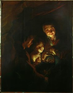 火鉢を持った老婆 作： Peter Paul Rubens