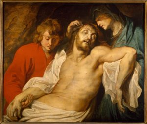 メアリーとジョンによるキリストの嘆き（偉大な証拠 作： Peter Paul Rubens
