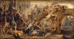 ヘンリー4世によるパリの占領 作： Peter Paul Rubens