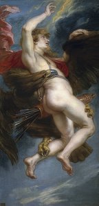 ガニメデスの誘拐。 1636-38 作： Peter Paul Rubens