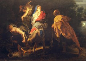 エジプトへのフライト 作： Peter Paul Rubens