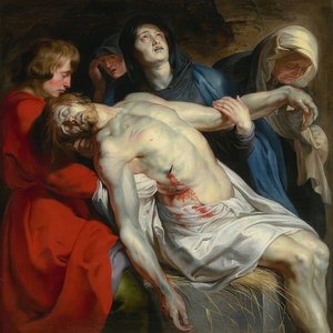 キリストの埋葬。 1612年頃 作： Peter Paul Rubens